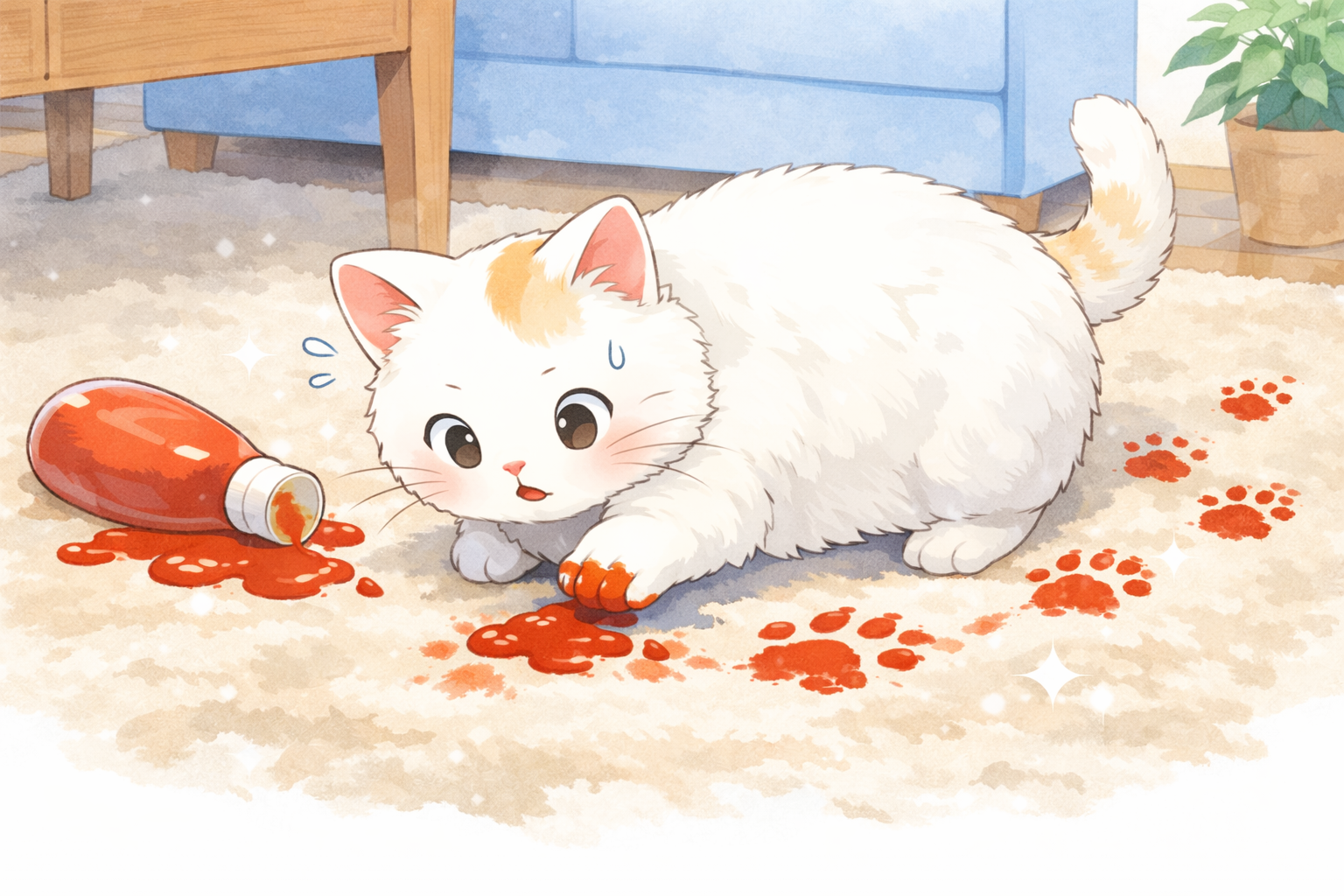 クリーニング店のおまけイラスト2